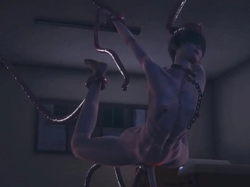 Japanese sissy boy gets ass licked and fucked in hot Yaoi femboy scene