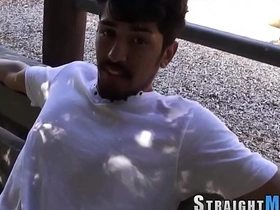 Straight guy enjoys anal toys and has a small cock.