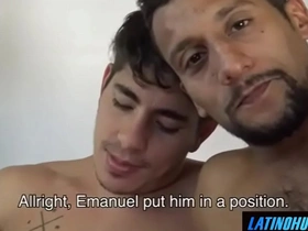 Raw and uncut: Straight Latino's first time with a chaser for a big cock