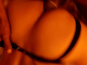 A passionate encounter between a Colombian man and his eager partner, resulting in intense anal play and loud moans