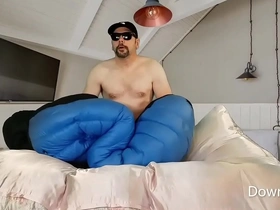 Humping and rubbing on nylon and silk - fetish fun