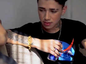 Gay teen gets blown and fucked by his buddy