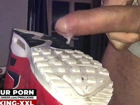 Huge load on Airmax 90 sneakers after intense cockpump session