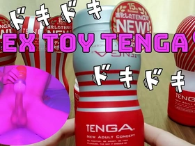Japanese gay masturbation with Tenga toys