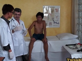 Seductive Asian doctor's unexpected anal play with nympho patient