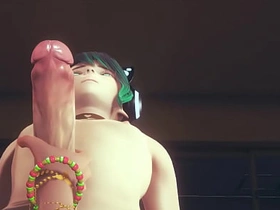 Yaoi Femboy - Fer x Cat Femboy in classroom Hard Sex - Sissy crossdress Japanese Asian Manga Anime Game Porn Gay